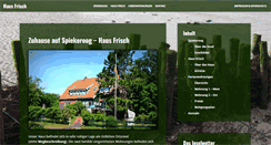 Desktop Screenshot of haus-frisch.urlaubsinsel-spiekeroog.de